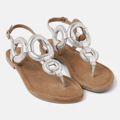 Vrouw Lazamani Sandalen-Dames Sandalen 33.543 Silver