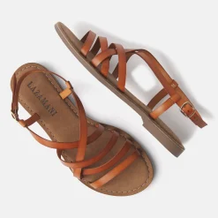 Vrouw Lazamani Sandalen-Dames Sandalen 75.527 Tan