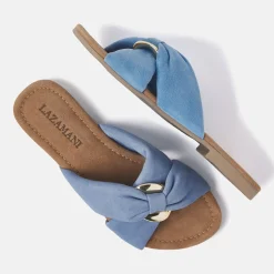 Vrouw Lazamani Slippers-Dames Slippers 33.530 Azure