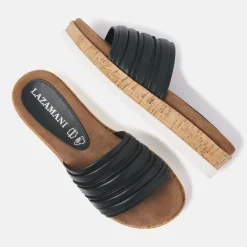Vrouw Lazamani Slippers-Dames Slippers 75.303 Black