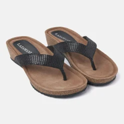 Vrouw Lazamani Slippers-Dames Slippers 75.485 Black