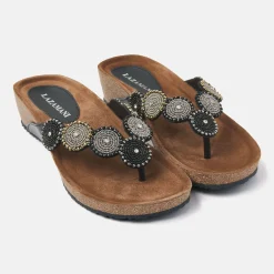 Vrouw Lazamani Slippers-Dames Slippers 75.455 Black