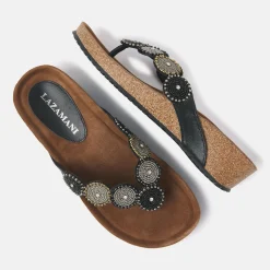 Vrouw Lazamani Slippers-Dames Slippers 75.455 Black