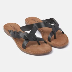 Vrouw Lazamani Slippers-Dames Slippers 75.283 Black