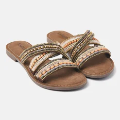 Vrouw Lazamani Slippers-Dames Slippers 75.474 Brown