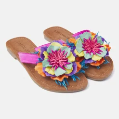 Vrouw Lazamani Slippers-Dames Slippers 33.726 Fuxia