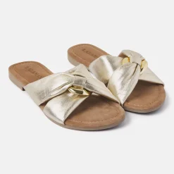 Vrouw Lazamani Slippers-Dames Slippers 33.530 Gold