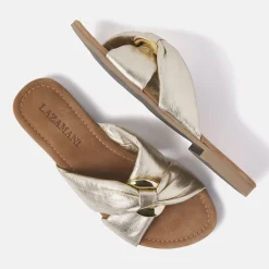 Vrouw Lazamani Slippers-Dames Slippers 33.530 Gold
