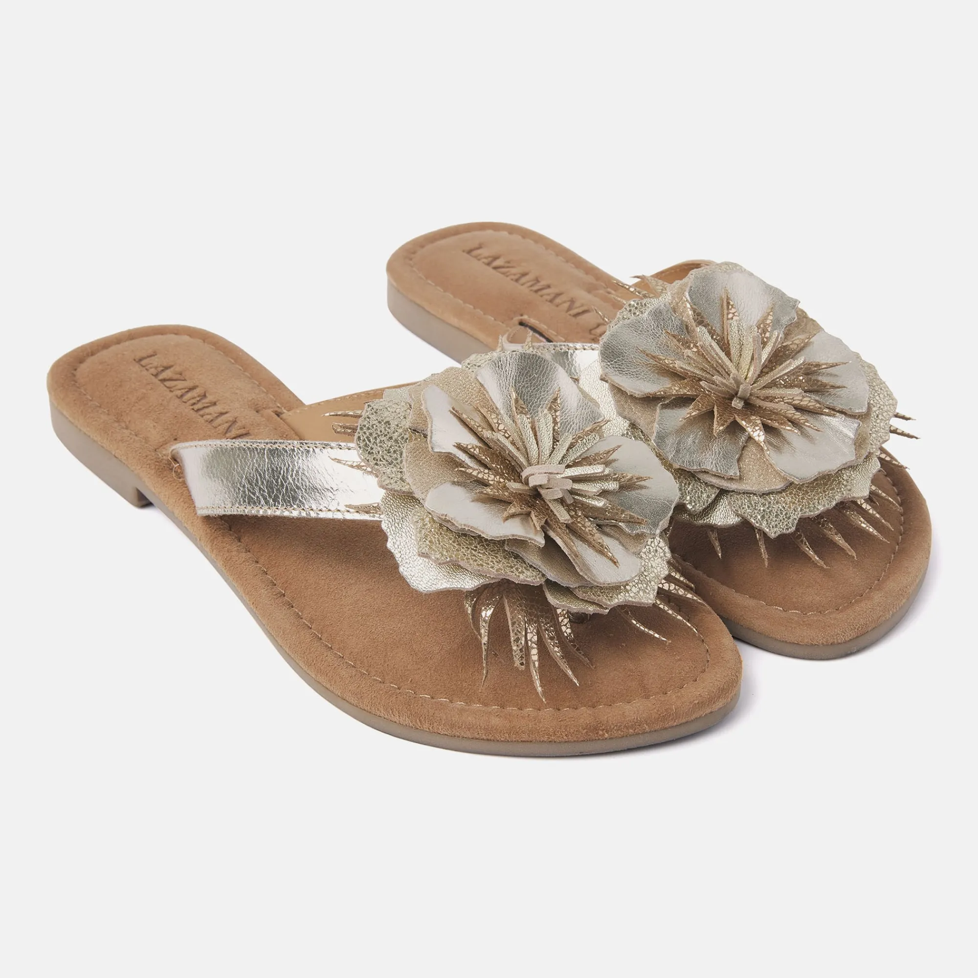 Vrouw Lazamani Slippers-Dames Slippers 33.518 Gold