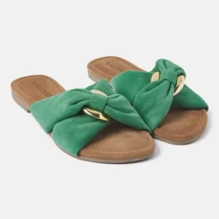 Vrouw Lazamani Slippers-Dames Slippers 33.530 Green