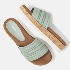 Vrouw Lazamani Slippers-Dames Slippers 75.303 Green
