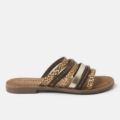Vrouw Lazamani Slippers-Dames Slippers 75.532 Leopard