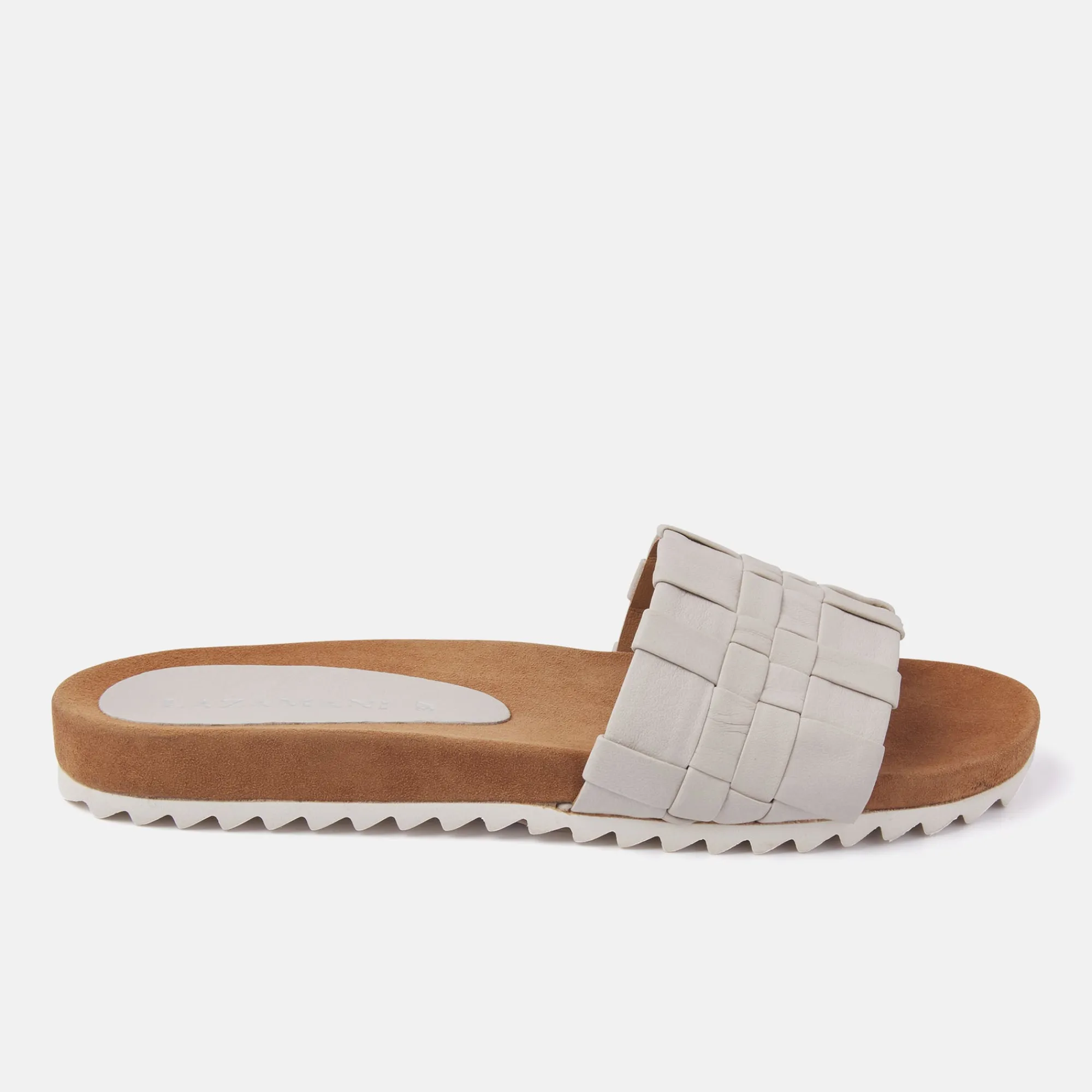 Vrouw Lazamani Slippers-Dames Slippers 33.504 Oyster