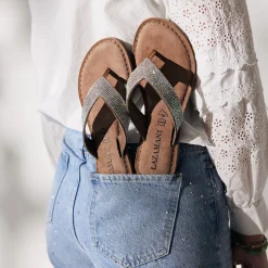 Vrouw Lazamani Slippers-Dames Slippers 75.803 Rainbow
