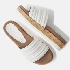 Vrouw Lazamani Slippers-Dames Slippers 75.303 White