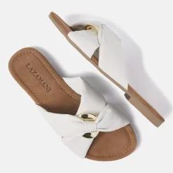 Vrouw Lazamani Slippers-Dames Slippers 33.530 White