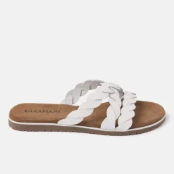 Vrouw Lazamani Slippers-Dames Slippers 75.384 White