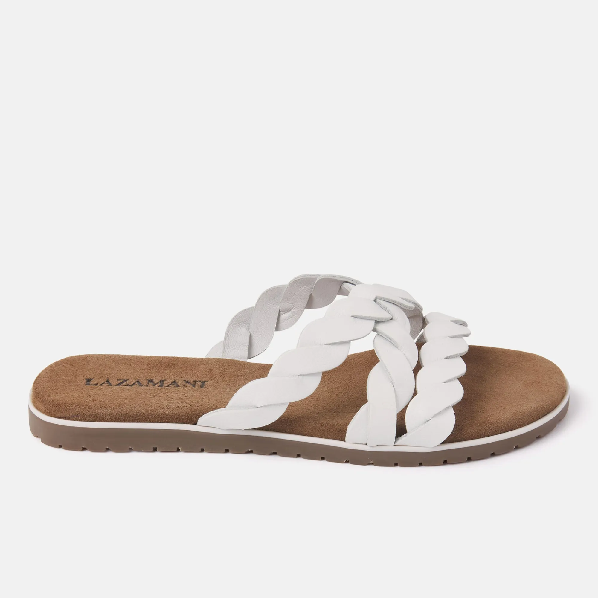 Vrouw Lazamani Slippers-Dames Slippers 75.384 White