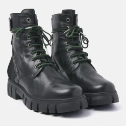 Vrouw Lazamani Veterboots-Dames Veterboots 74.469 Black