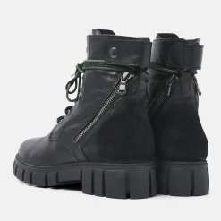 Vrouw Lazamani Veterboots-Dames Veterboots 74.469 Black