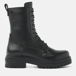 Vrouw Lazamani Boots-Dames Veterboots 85.629 Black