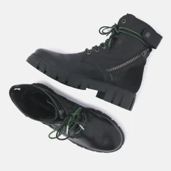 Vrouw Lazamani Boots-Dames Veterboots 74.469 Black