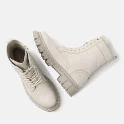 Vrouw Lazamani Veterboots-Dames Veterboots 53.592 Off-White
