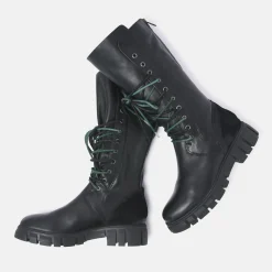 Vrouw Lazamani Veterboots-Dames Veterlaarzen 74.467 Black